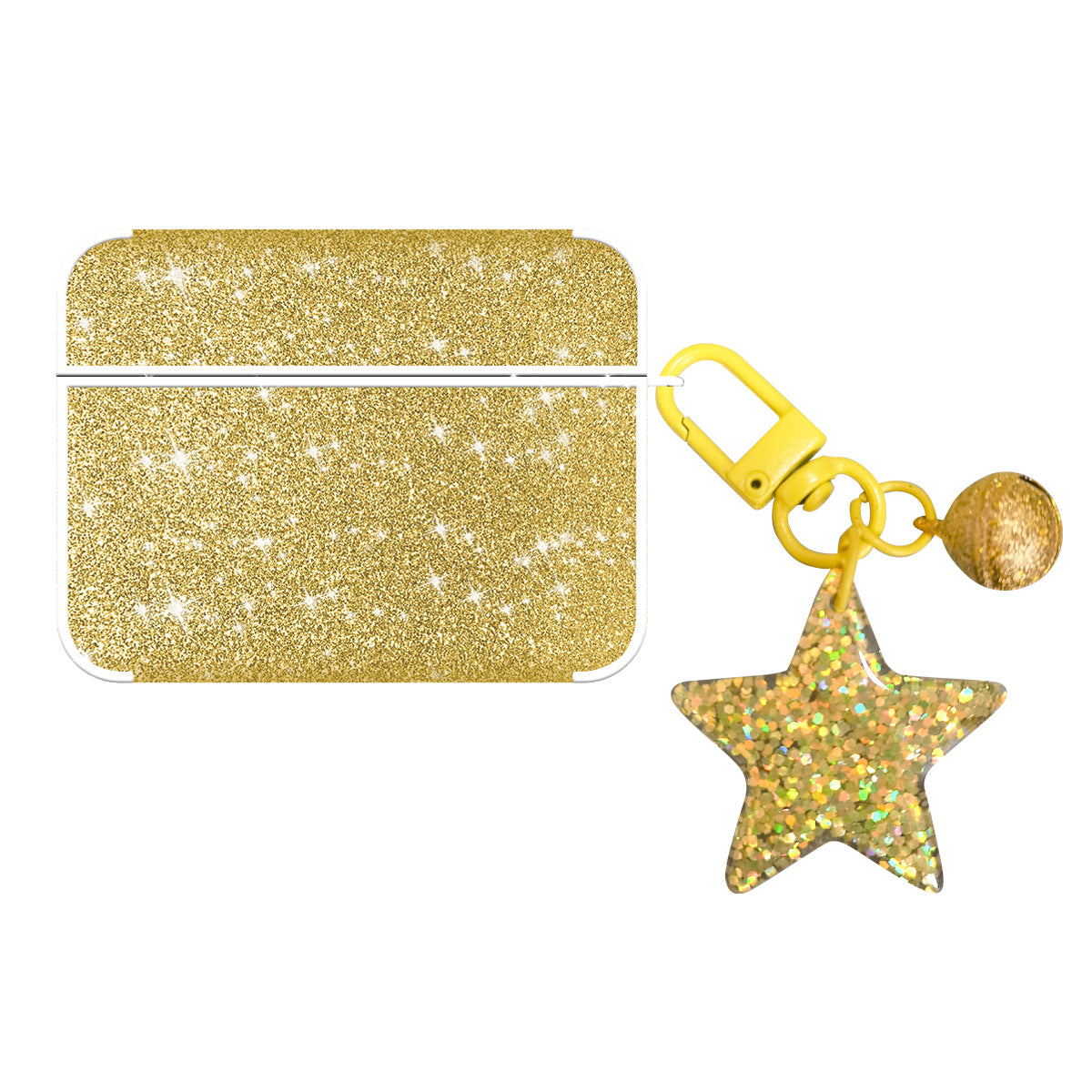 Wholesale PC Glitter with Hanging Rope Headphone Cases